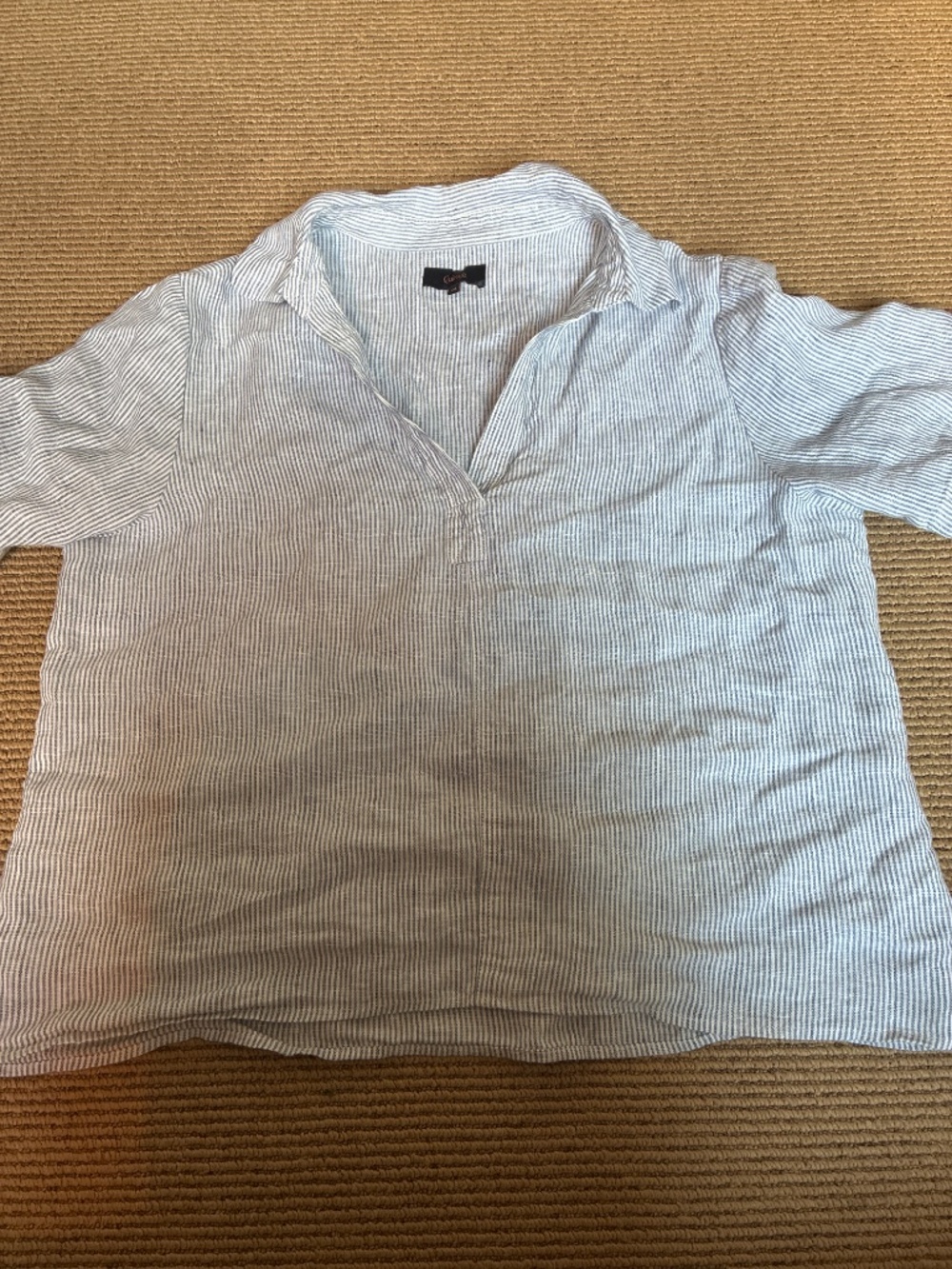 Quince linen popover top - Picture 5 of 6